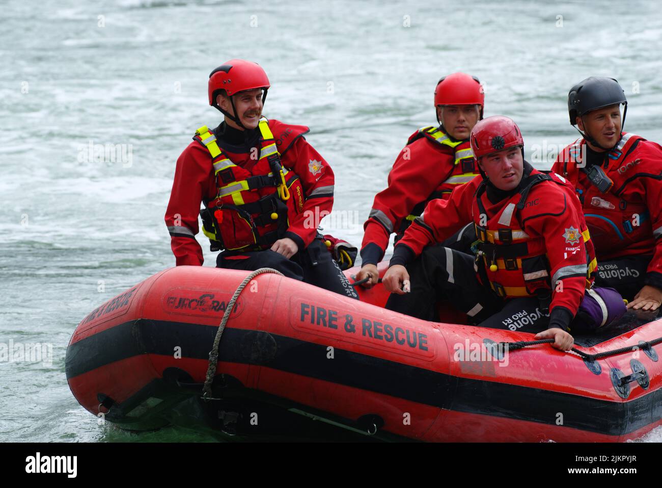 Emergency Crew, Boat Handling Training, Menai Strait, Anglesey, North