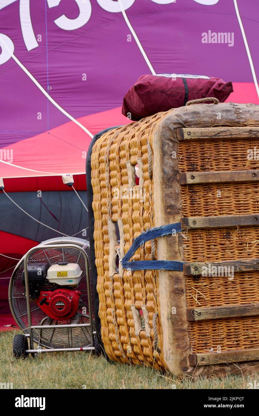 Hot air balloon ride over Bath Stock Photo Alamy