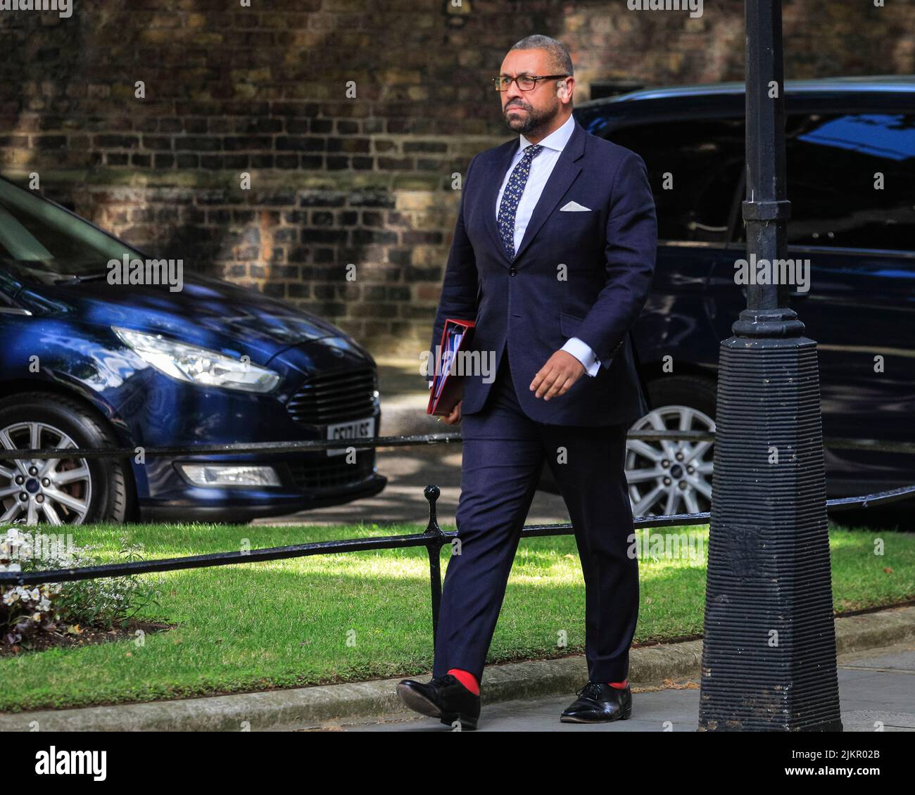 James Cleverly, MP for Braintree, British Conservative Party politician, Secretary of State for Education, minister in Downing Street, London, UK Stock Photo