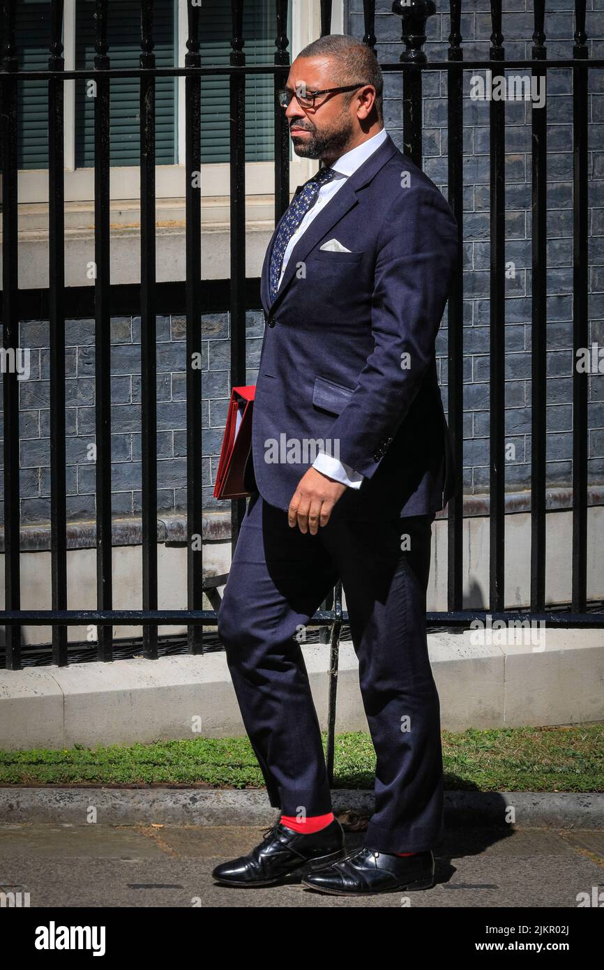 James Cleverly, MP for Braintree, British Conservative Party politician, Secretary of State for Education, minister in Downing Street, London, UK Stock Photo