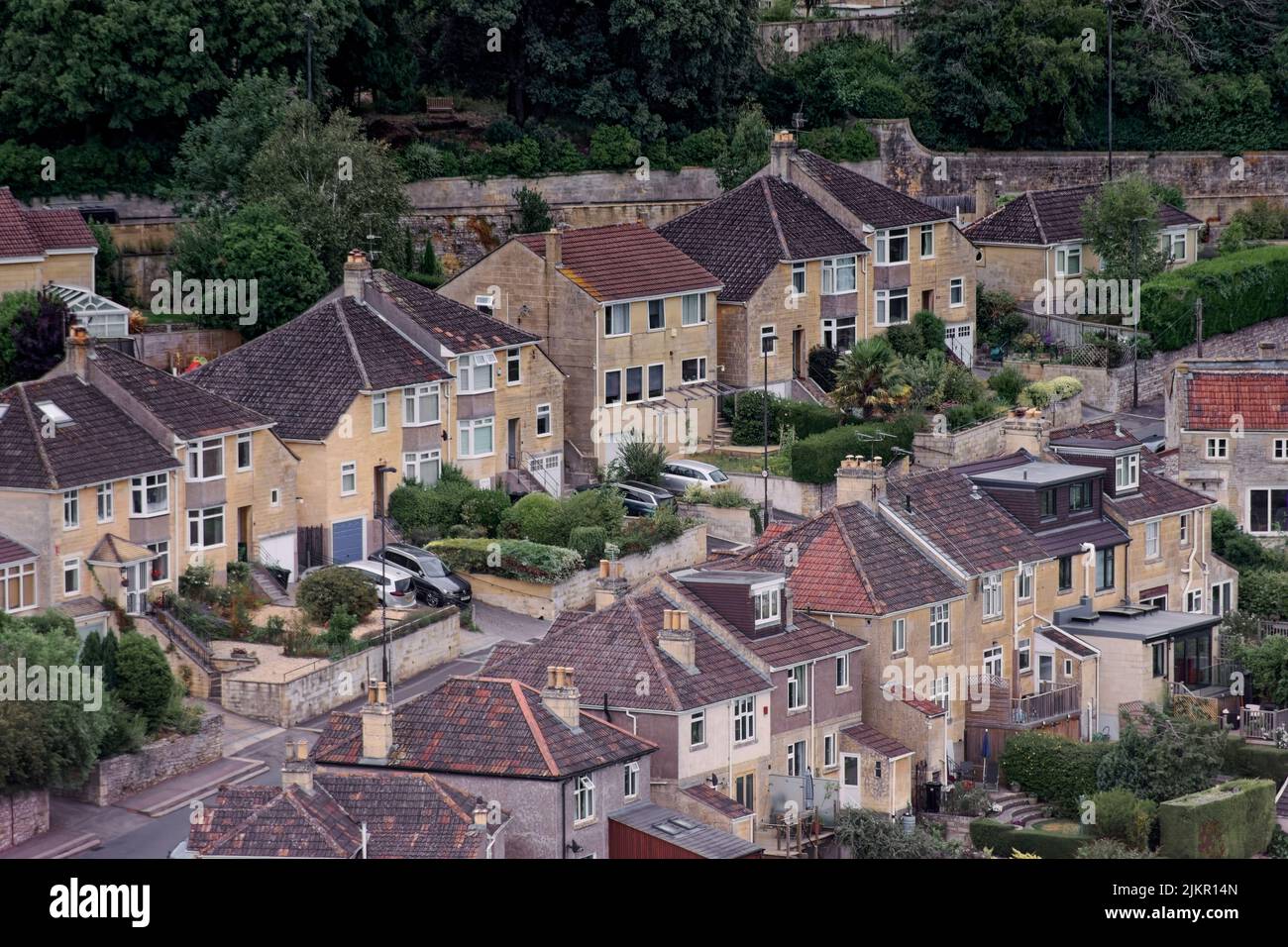 Hot air balloon ride over Bath Stock Photo Alamy