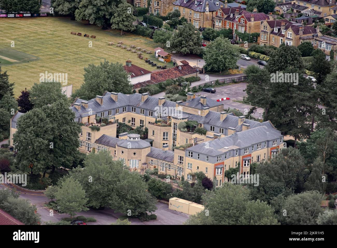Hot air balloon ride over Bath Stock Photo Alamy