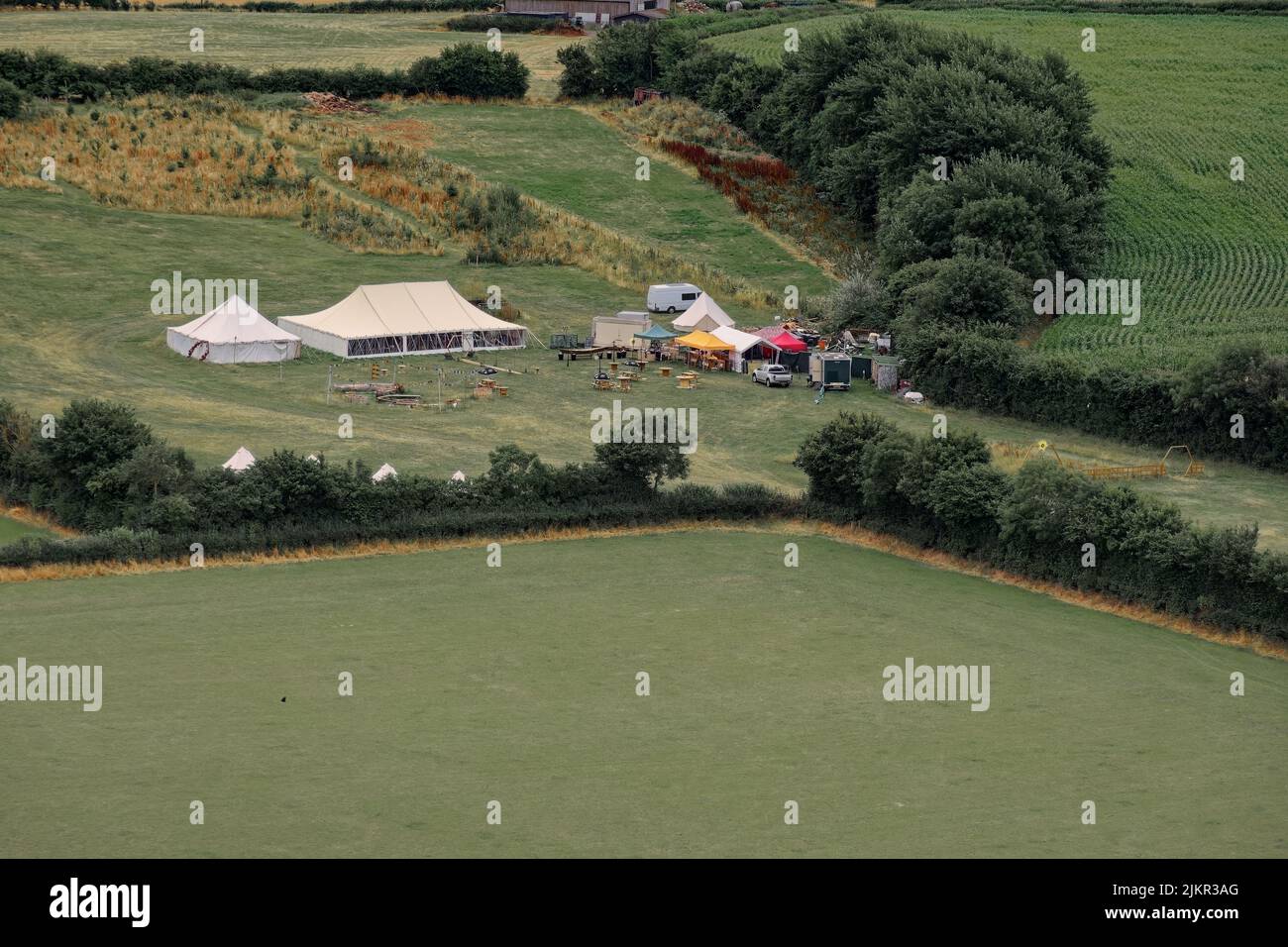 Hot air balloon ride over Bath Stock Photo Alamy