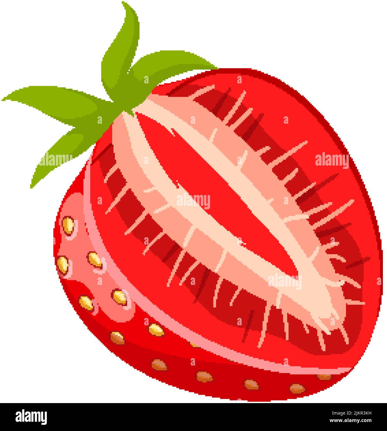 strawberry cartoon vector illustration Stock Vector Image & Art Alamy