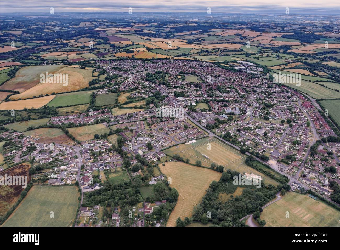 Hot air balloon ride over Bath Stock Photo Alamy