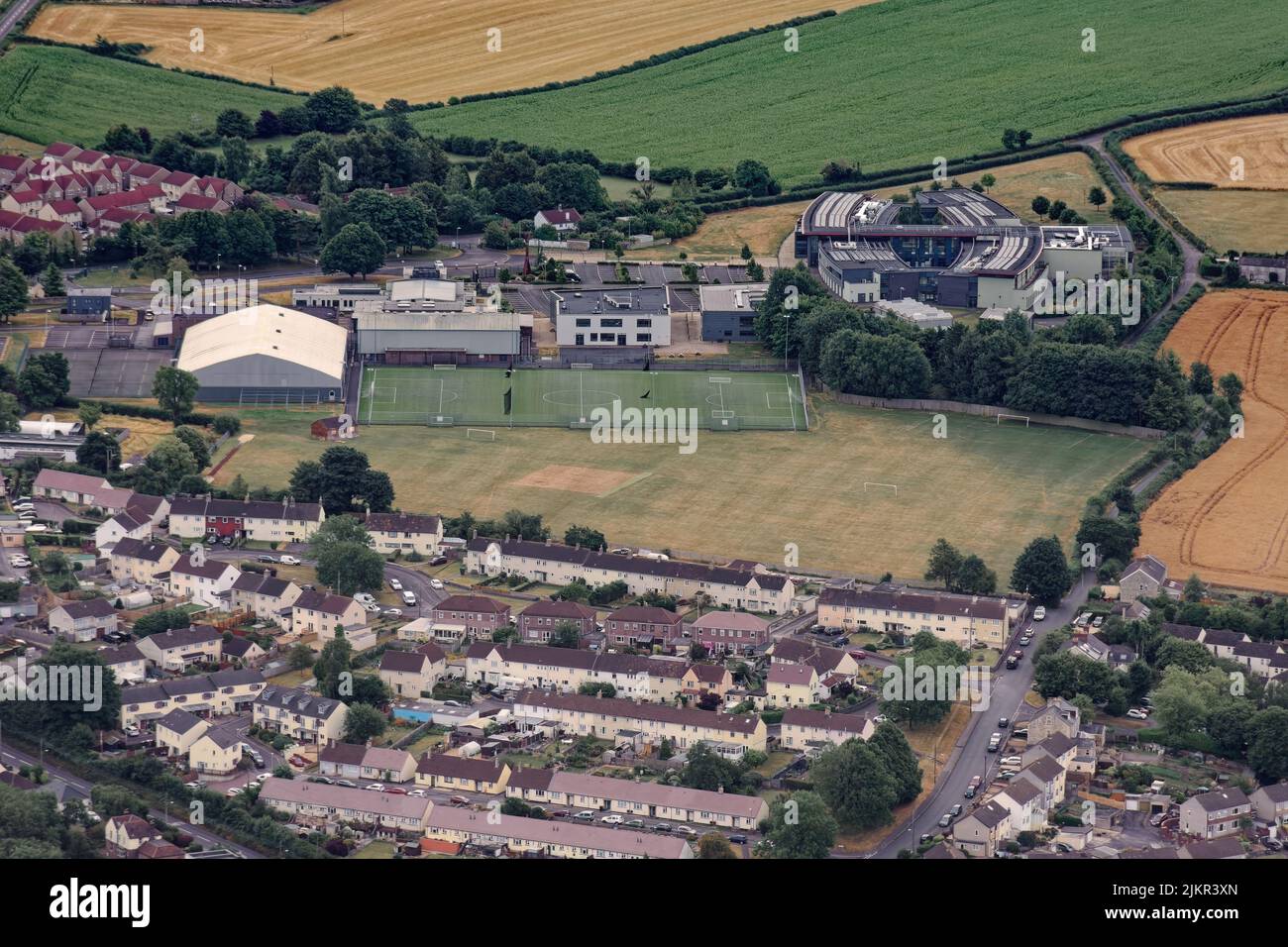 Hot air balloon ride over Bath Stock Photo Alamy