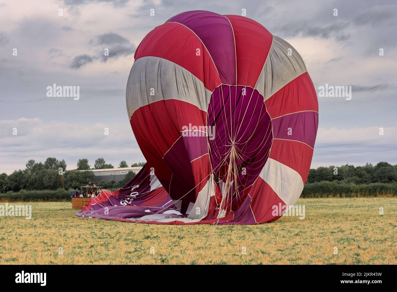 Hot air balloon ride over Bath Stock Photo Alamy