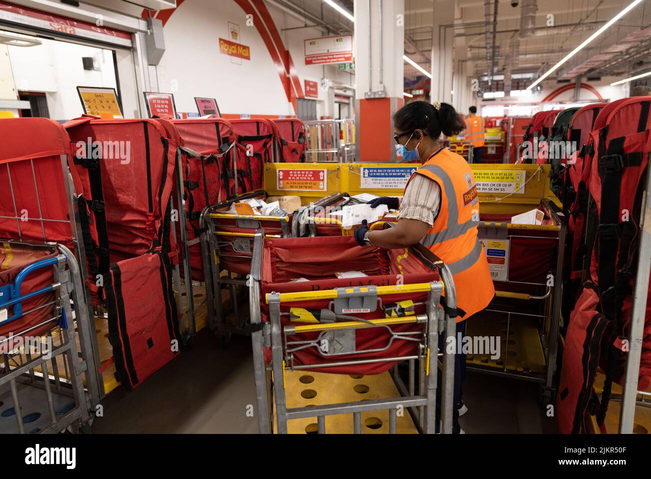 Royal Mail sorting office at Mount Pleasant, London, England, United Kingdom Stock Photo