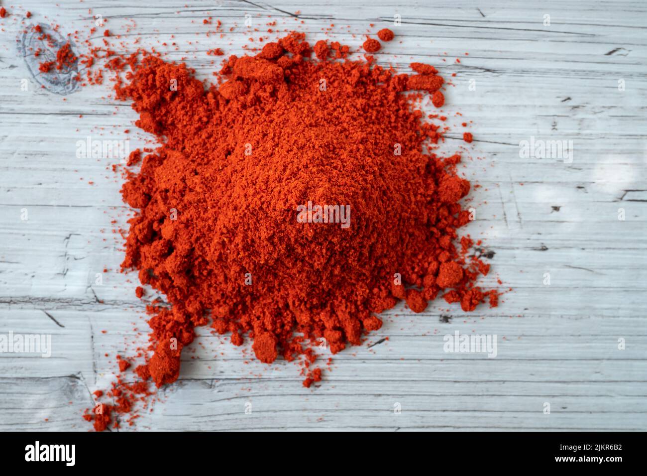 Food spice pile of red ground pepper Stock Photo Alamy