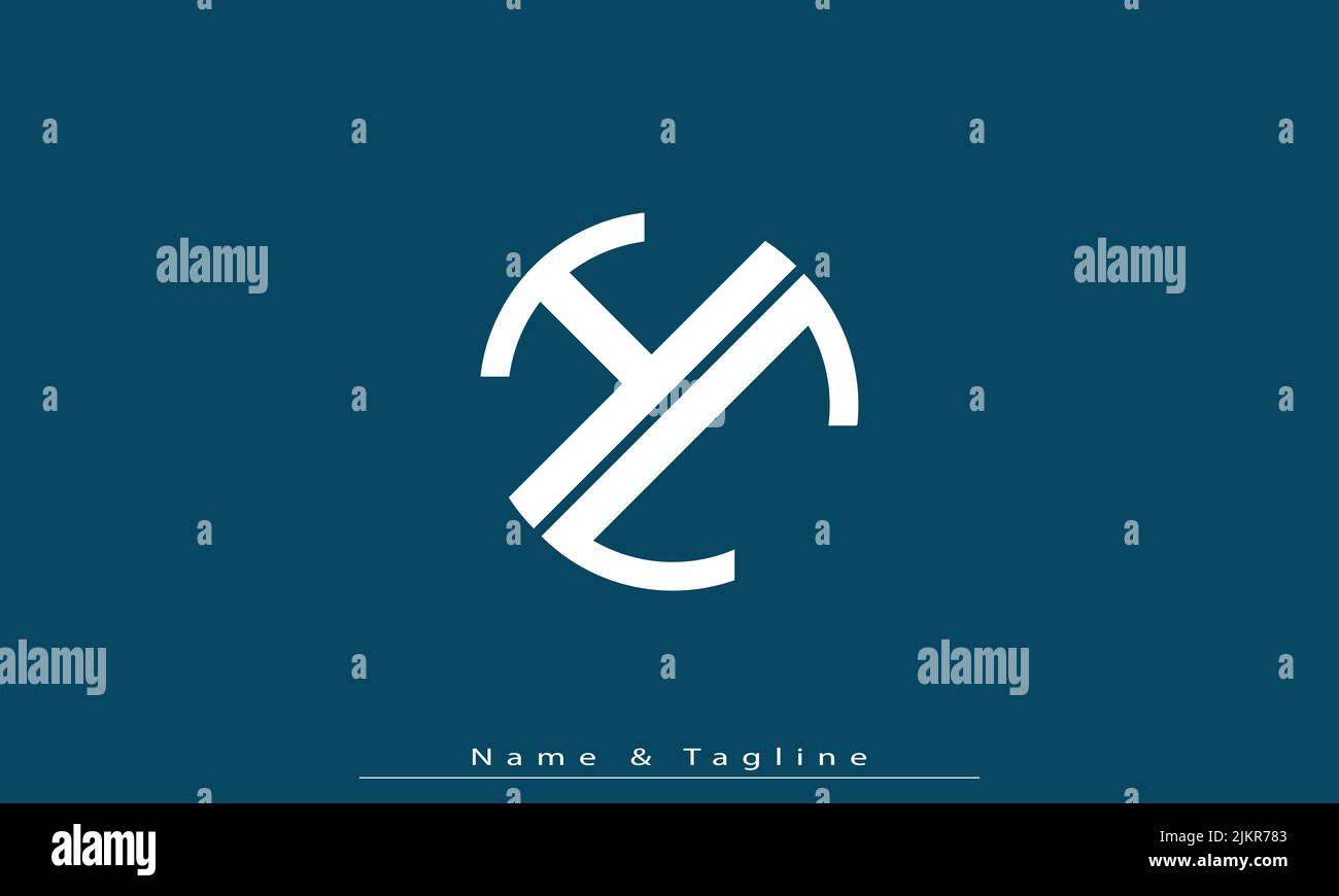 Alphabet letters Initials Monogram logo HC , CH Stock Vector