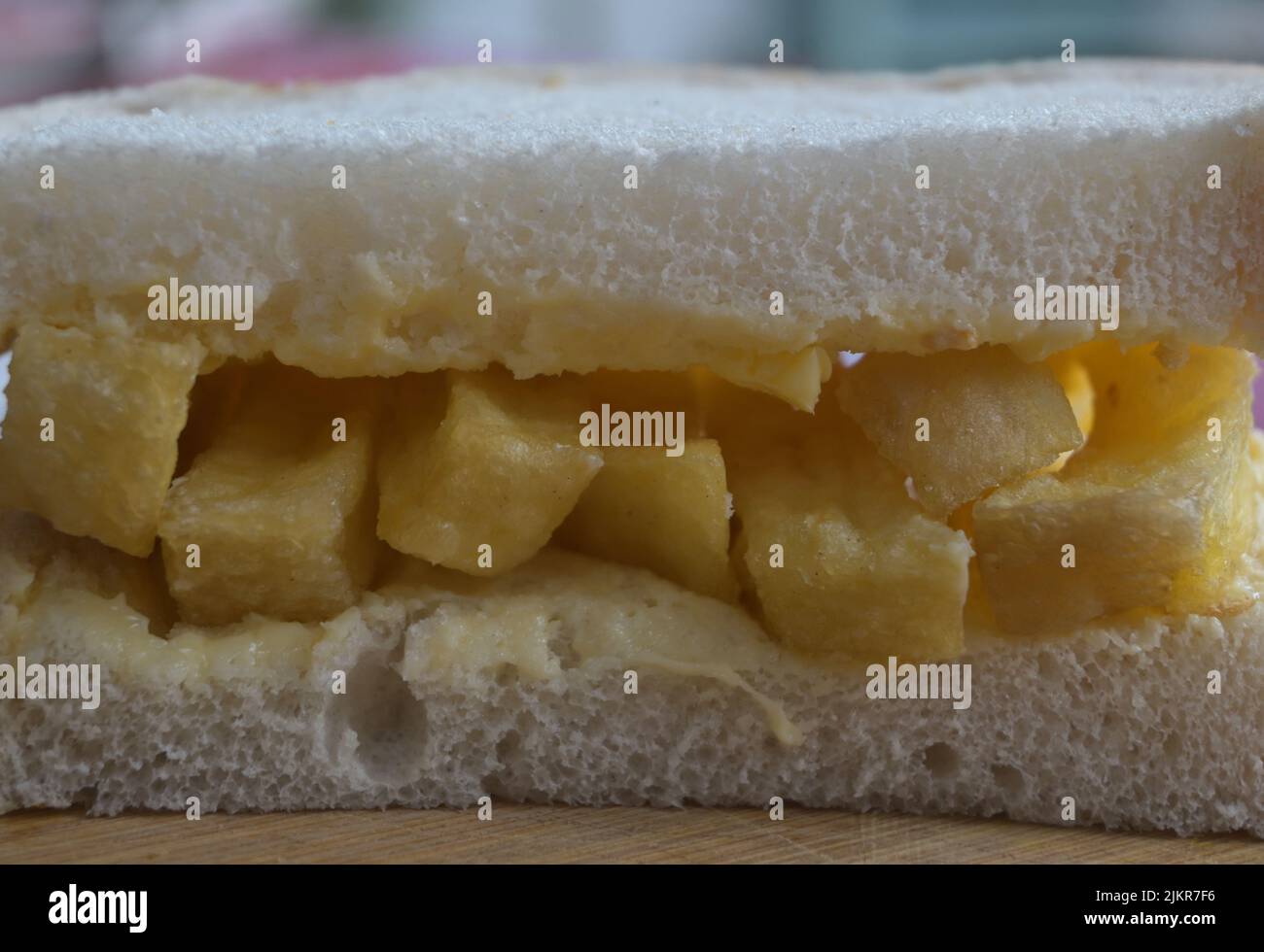 chip butty, england Stock Photo