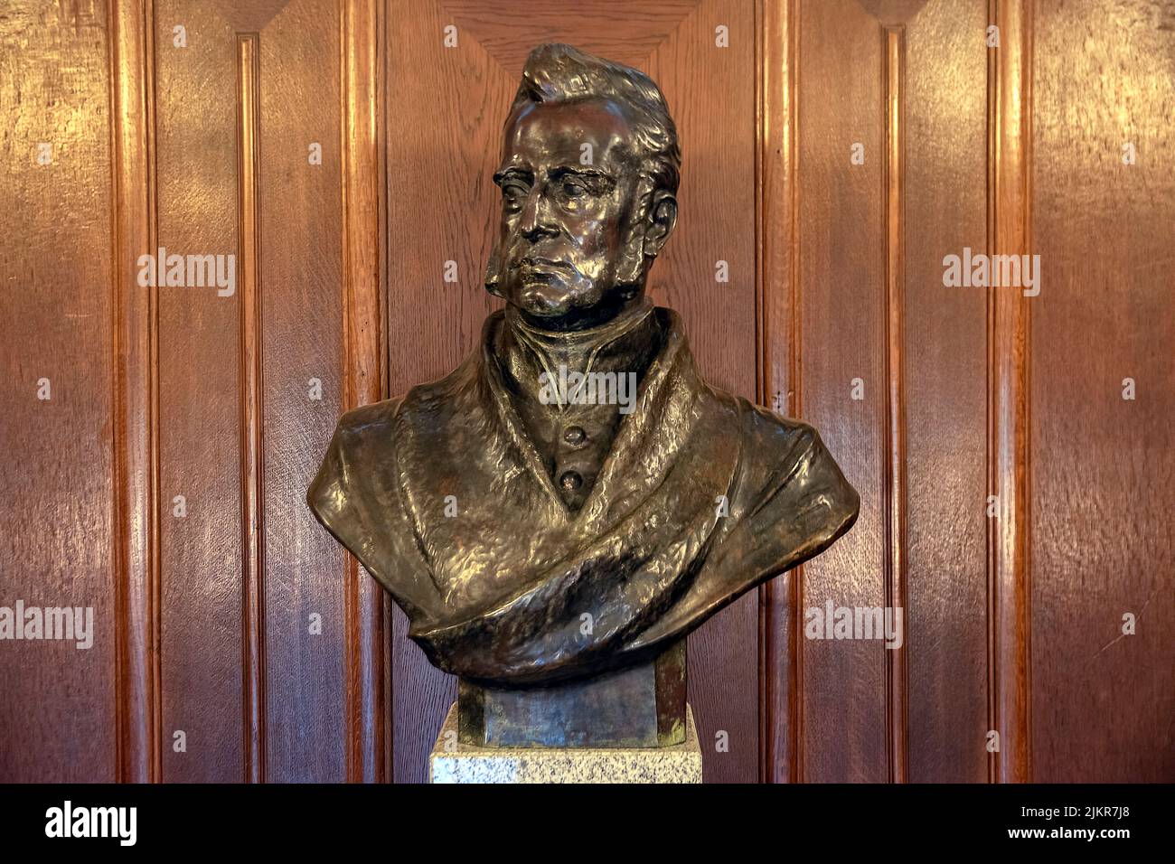 Statue King Willem I At Amsterdam The Netherlands 15-8-2020 Stock Photo