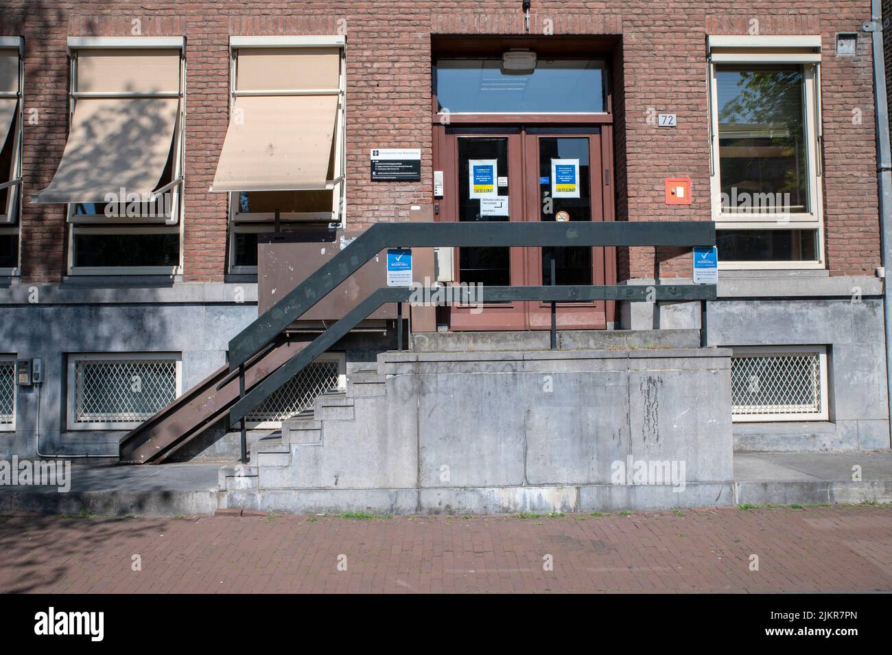 UVA University Building At Amsterdam The Netherlands 23-6-2022 Stock Photo