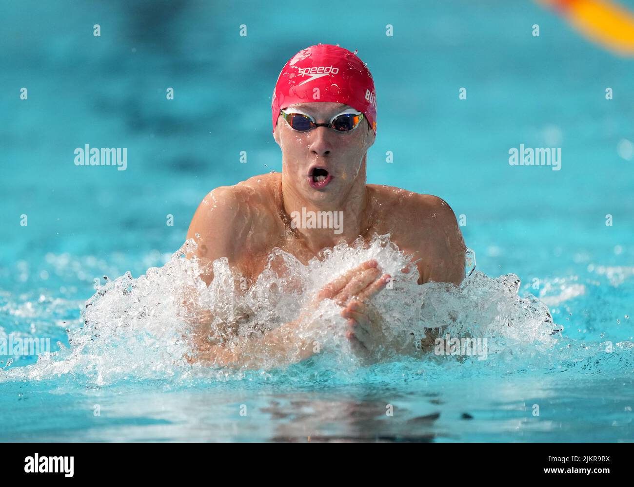 Greg Butler England's Greg Butler in action in the Men's 4 x 100m Medley Relay Heat ...