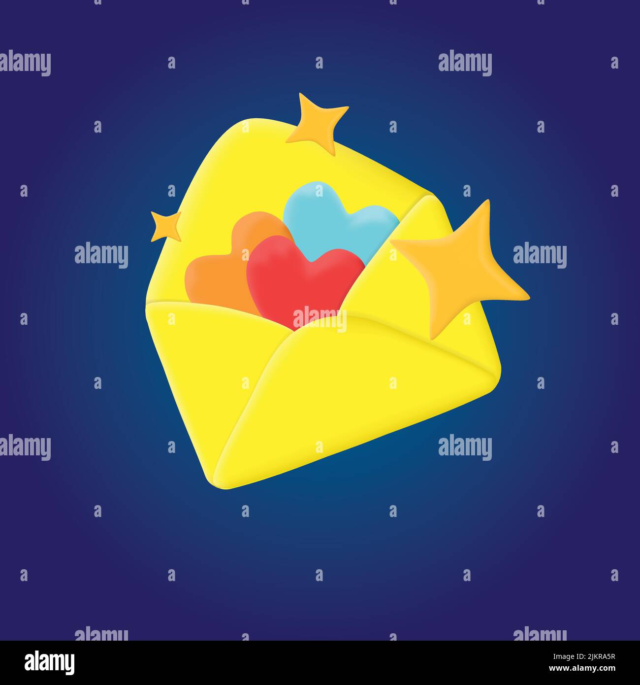 valentilnes day message gift graphic design vector illustration Stock Vector