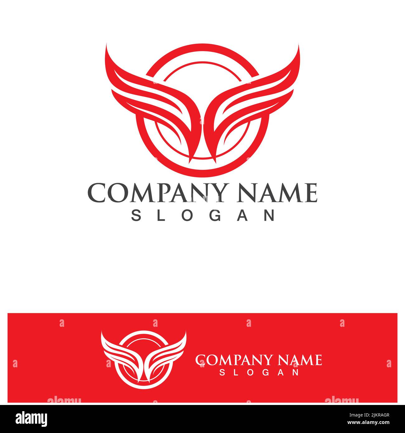 Wings logo vector icon symbol illustration design template Stock Vector ...