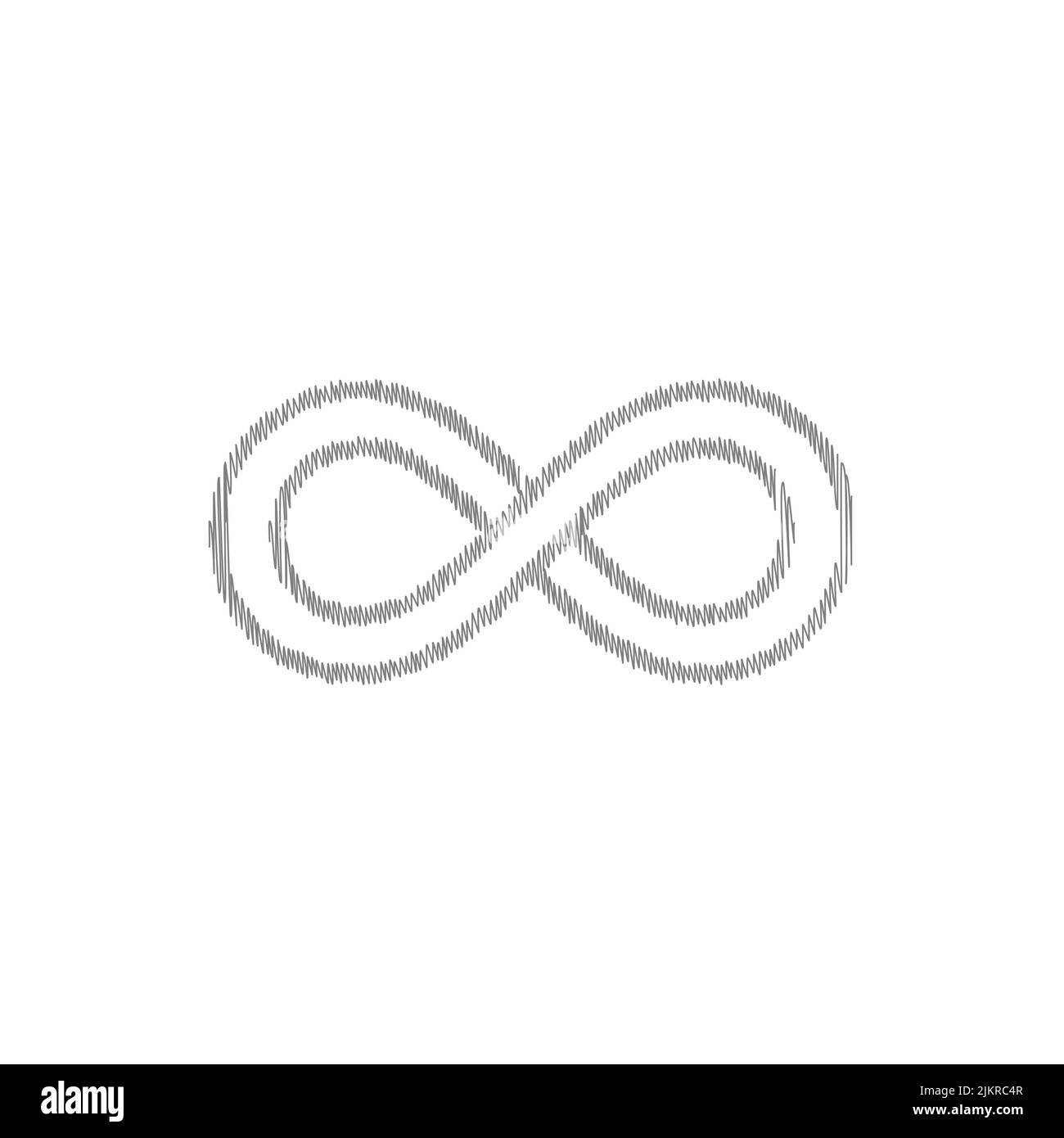 Infinity symbol sketch Black and White Stock Photos & Images - Alamy