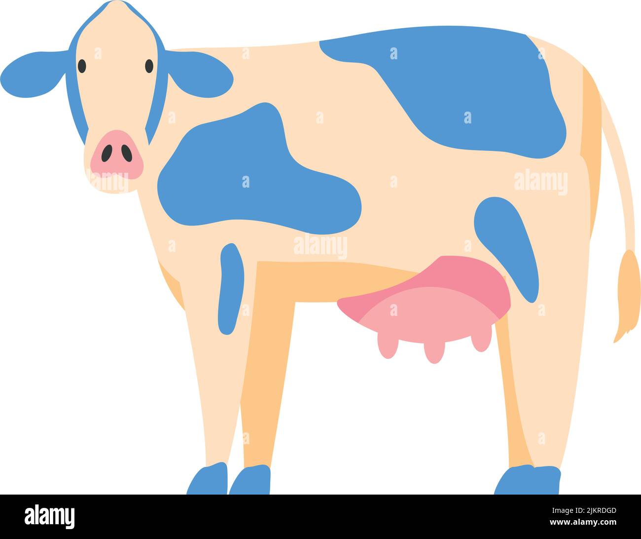 cow farm animal Stock Vector Image & Art - Alamy