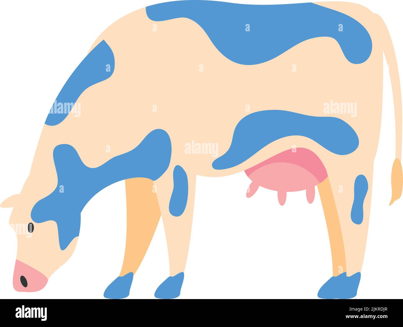 cartoon cow farm animal Stock Vector Image & Art - Alamy