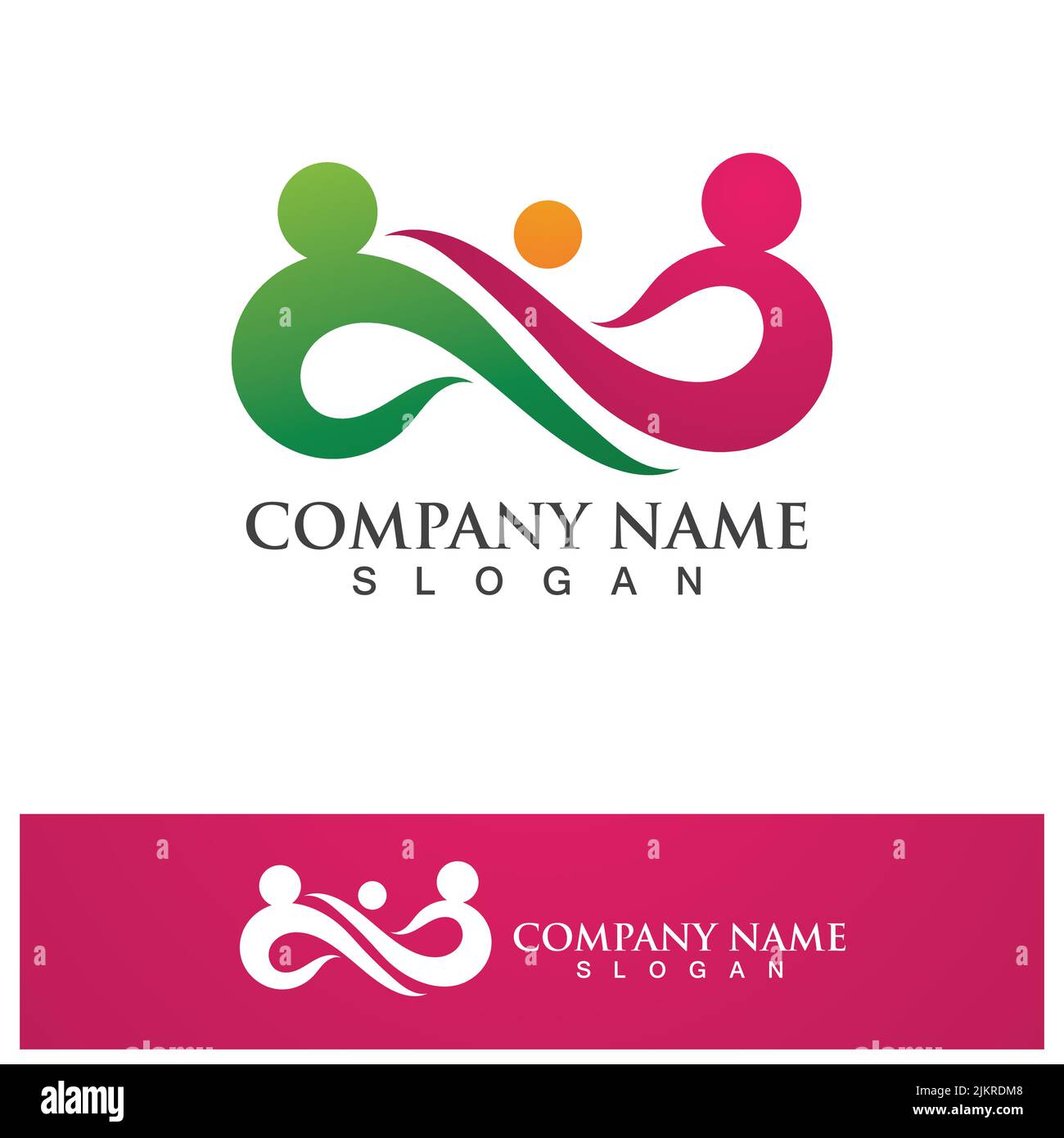 Infinity People Family Care Logo Design Vector Stock Vector Image Art infinity-people-family-care-logo-design-vector-stock-vector-image-art