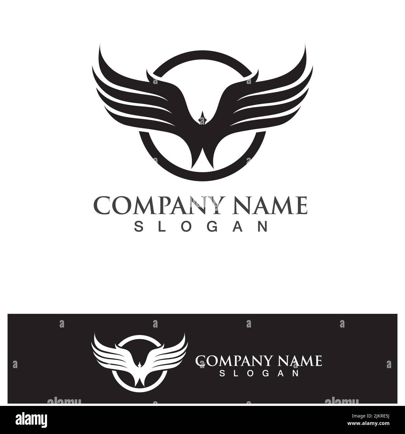 Wings logo vector icon symbol illustration design template Stock Vector ...