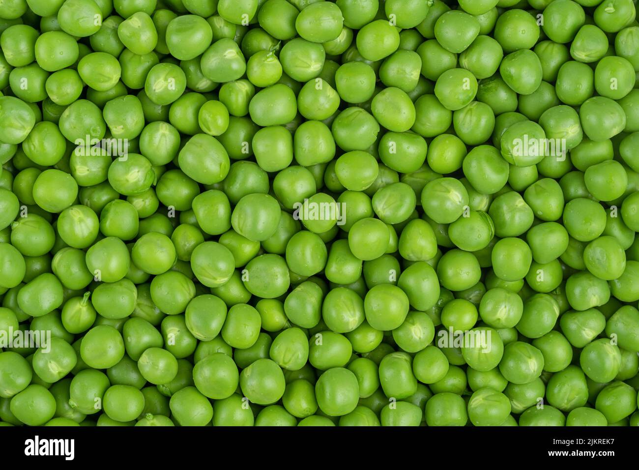 Green peas pattern, top view. Healthy vegetarian food Stock Photo