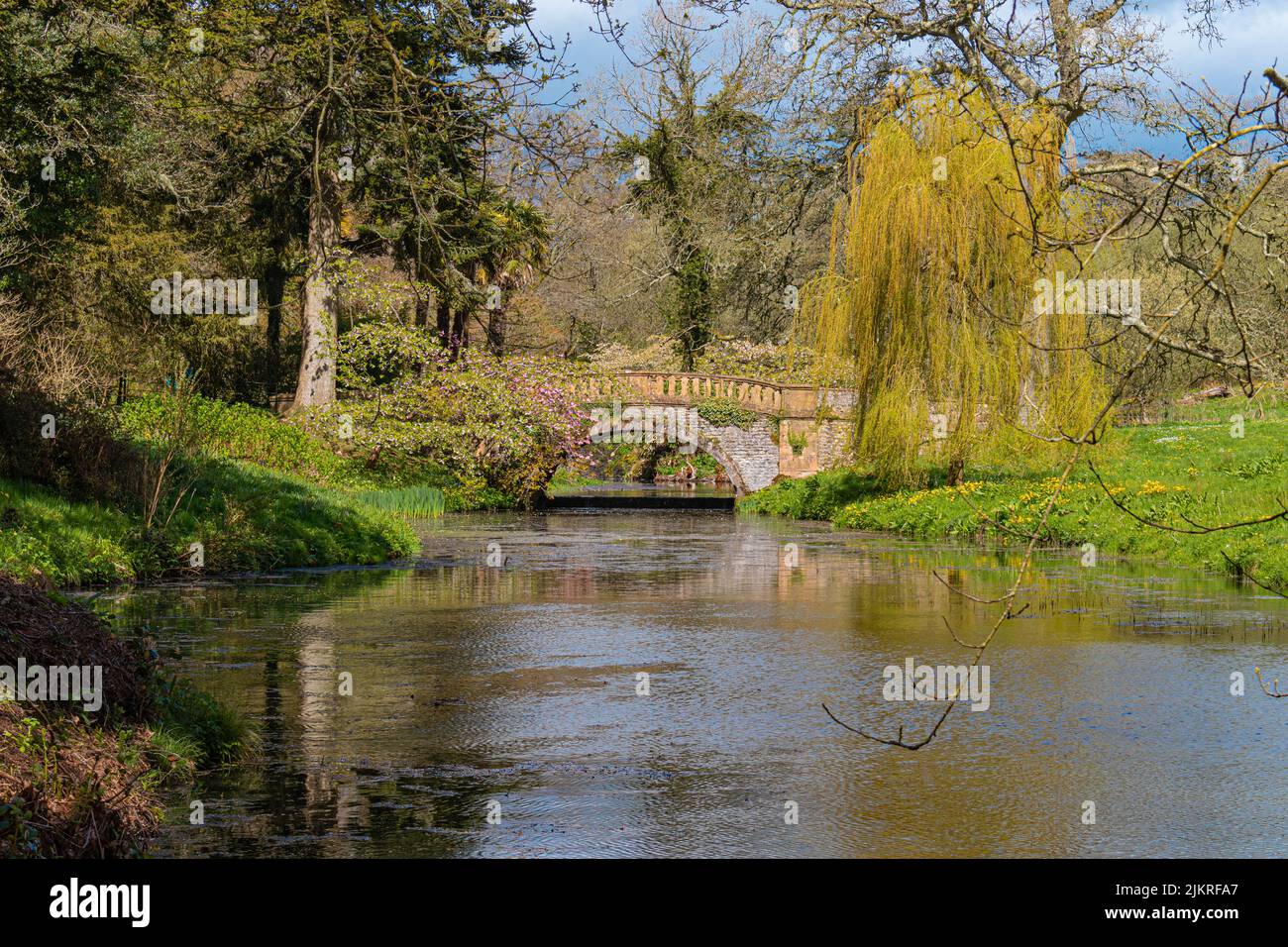 Minterne House and Gardens in Minterne Magna in Dorset.The house was