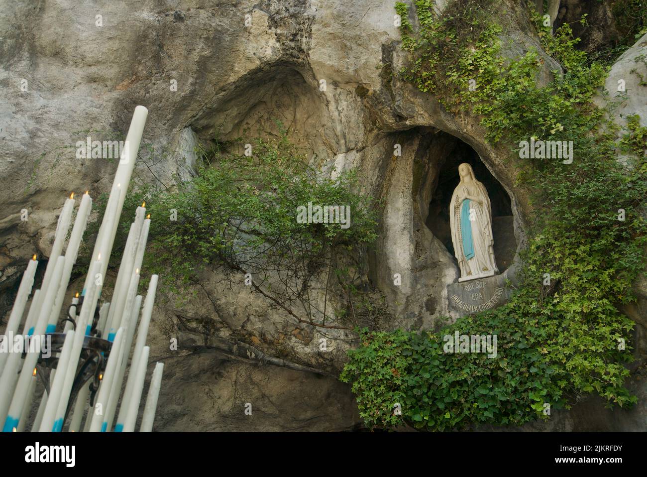 Grotto of Massabielle (Grotto of the Apparitions) at Sanctuaires Notre