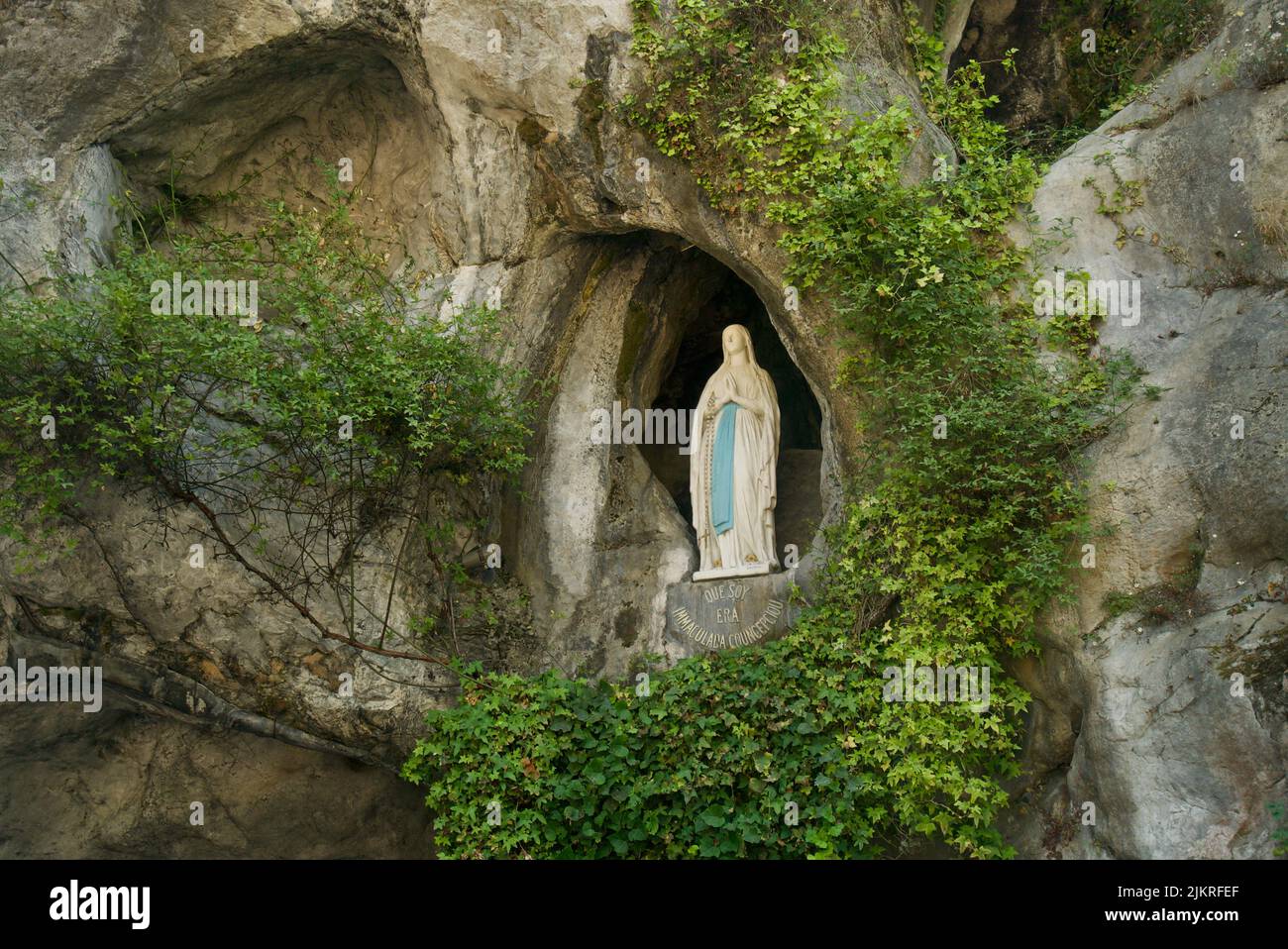 Grotto of Massabielle (Grotto of the Apparitions) at Sanctuaires Notre