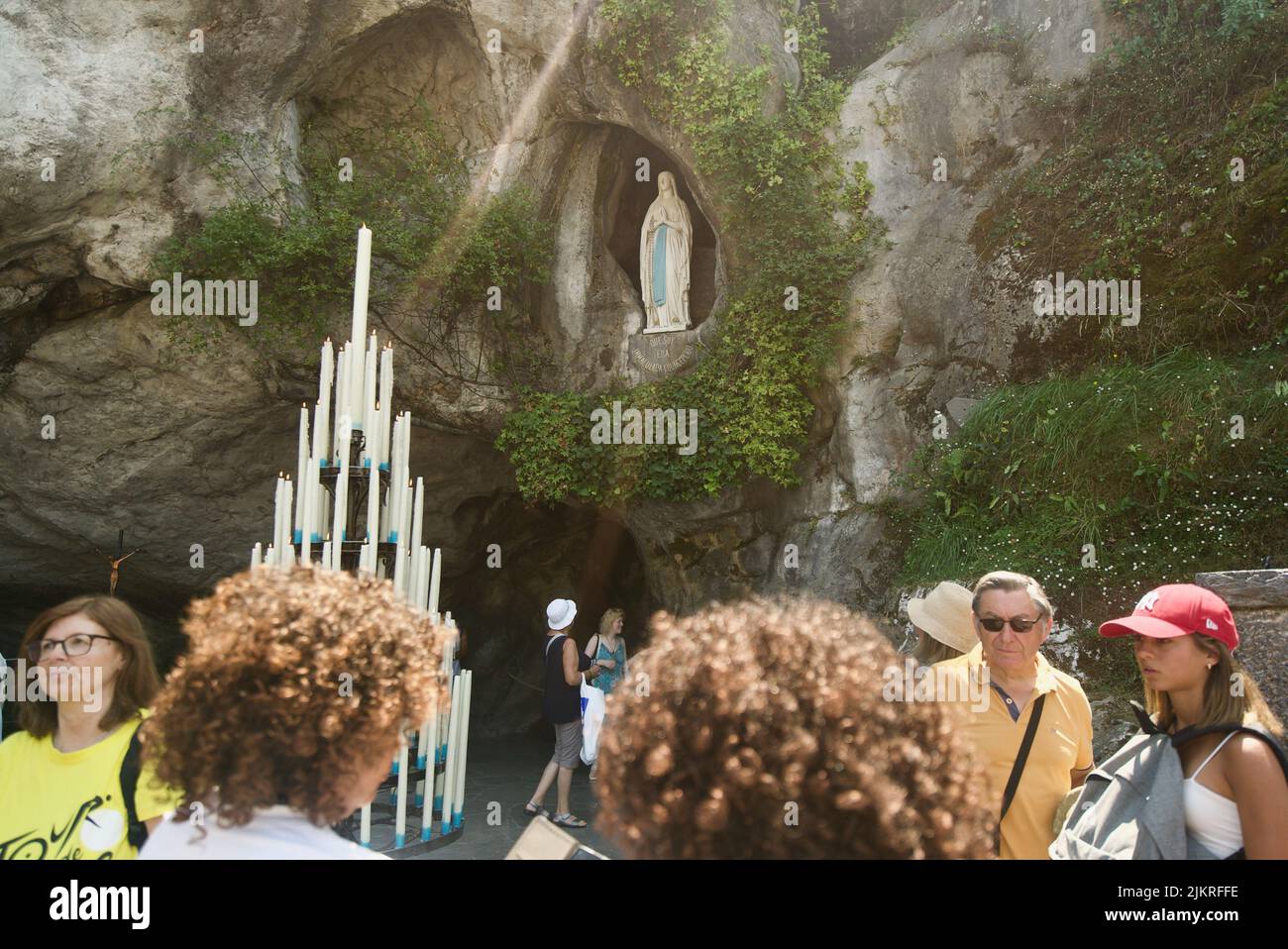 Grotto of Massabielle (Grotto of the Apparitions) at Sanctuaires Notre