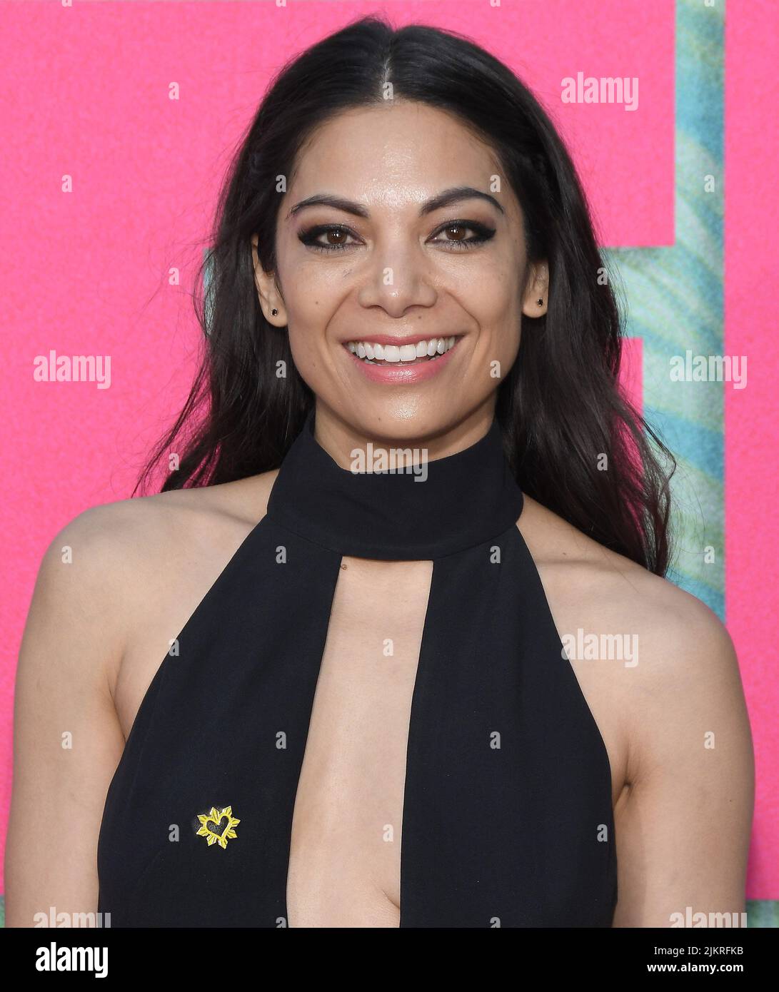 Ginger Gonzaga arrives at the Universal Pictures' EASTER SUNDAY