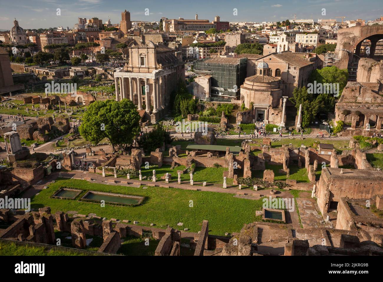 Roman forum aerial hi-res stock photography and images - Alamy