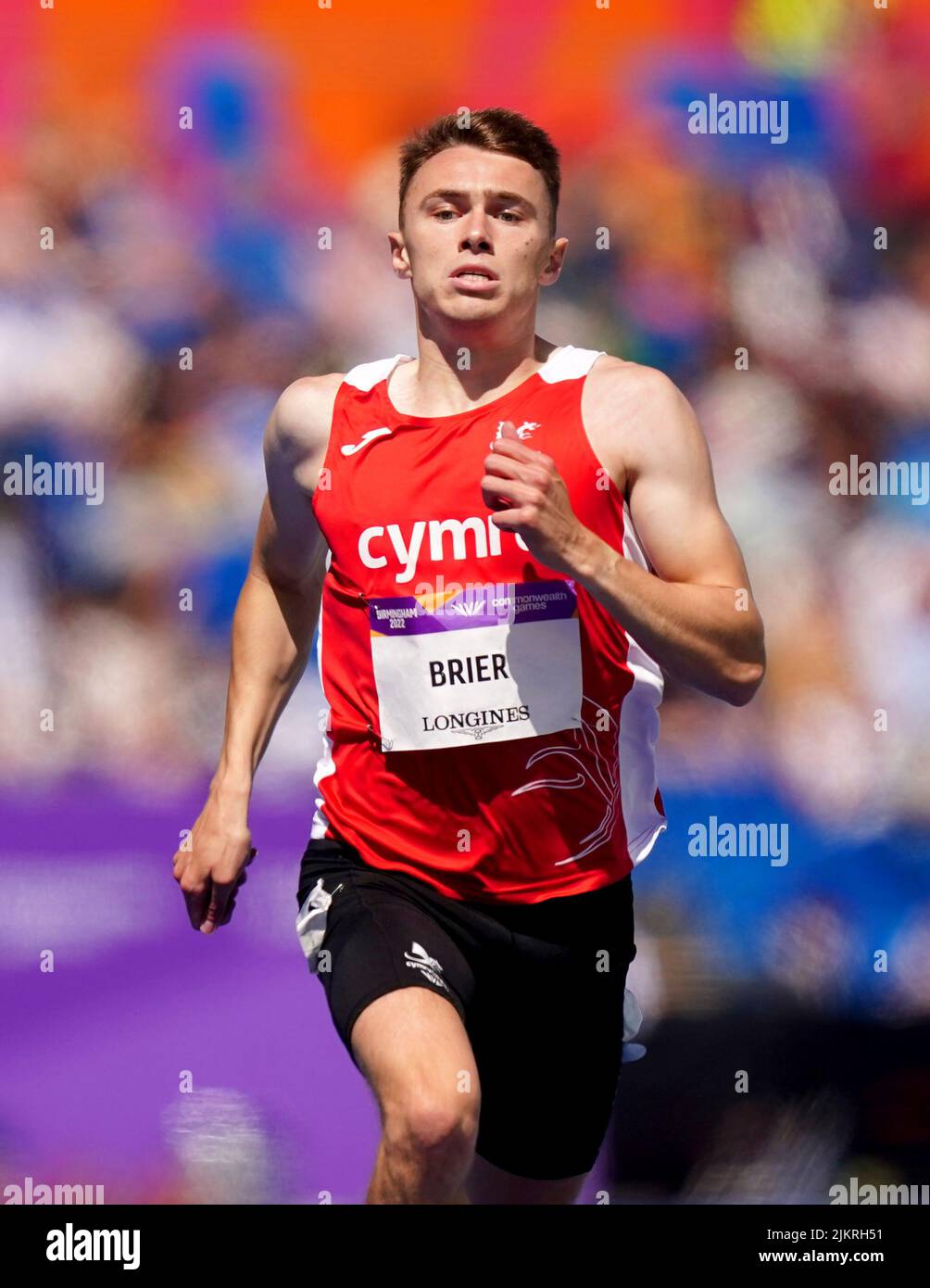 Wales' Joseph Brier in action during Heat 4 of the Men's 400m at ...