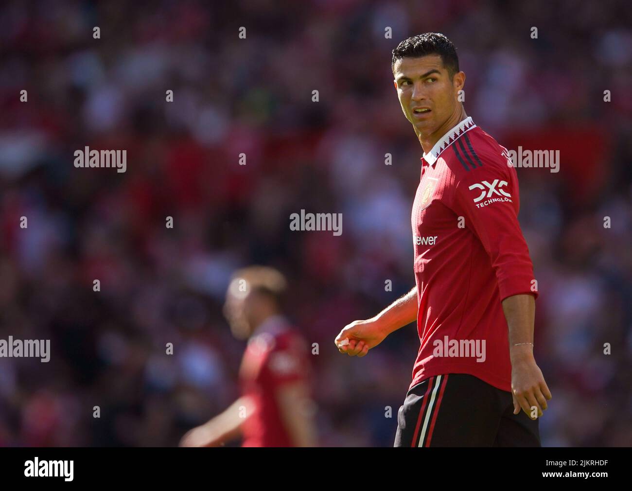 File photo dated 31-07-2022 of Manchester United's Cristiano Ronaldo. Erik ten Hag says it was 'unacceptable' for Cristiano Ronaldo and other Manchester United players to leave Old Trafford before the end of Sunday's friendly against Rayo Vallecano. Issue date: Wednesday August 3, 2022. Stock Photo