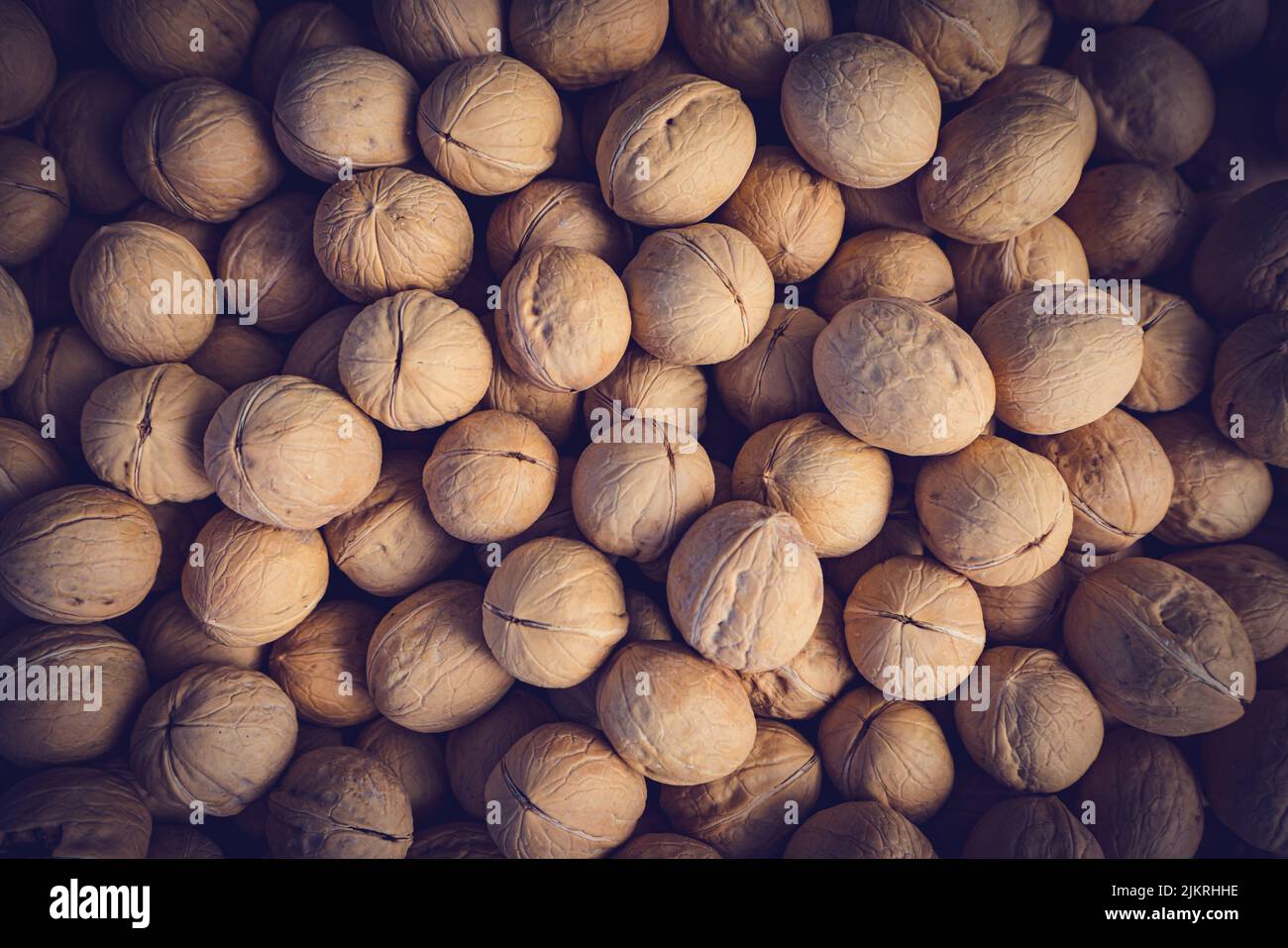 Natural walnut background pattern texture Stock Photo