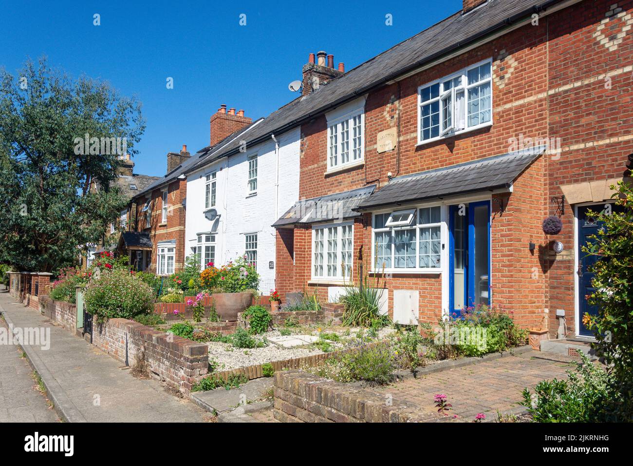 Terraced houses high street rickmansworth town centre downtown h hires stock photography and