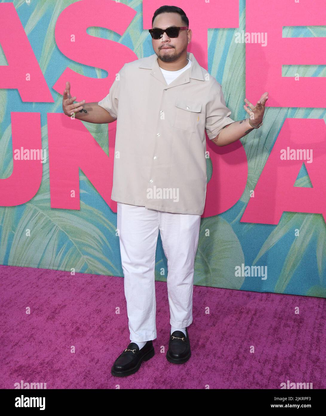 Los Angeles, USA. 02nd Aug, 2022. Jeff Bernat arrives at the Universal Pictures' EASTER SUNDAY Premiere held at the TCL Chinese Theater in Hollywood, CA on Tuesday, ?August 2, 2022. (Photo By Sthanlee B. Mirador/Sipa USA) Credit: Sipa USA/Alamy Live News Stock Photo