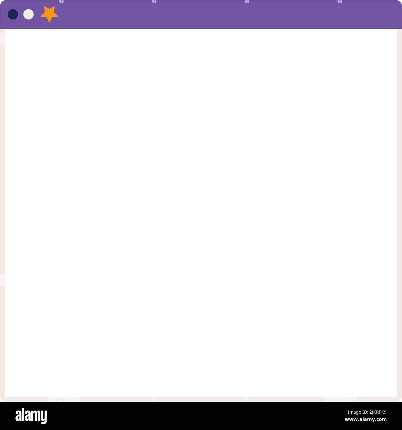 empty website icon Stock Vector Image & Art - Alamy