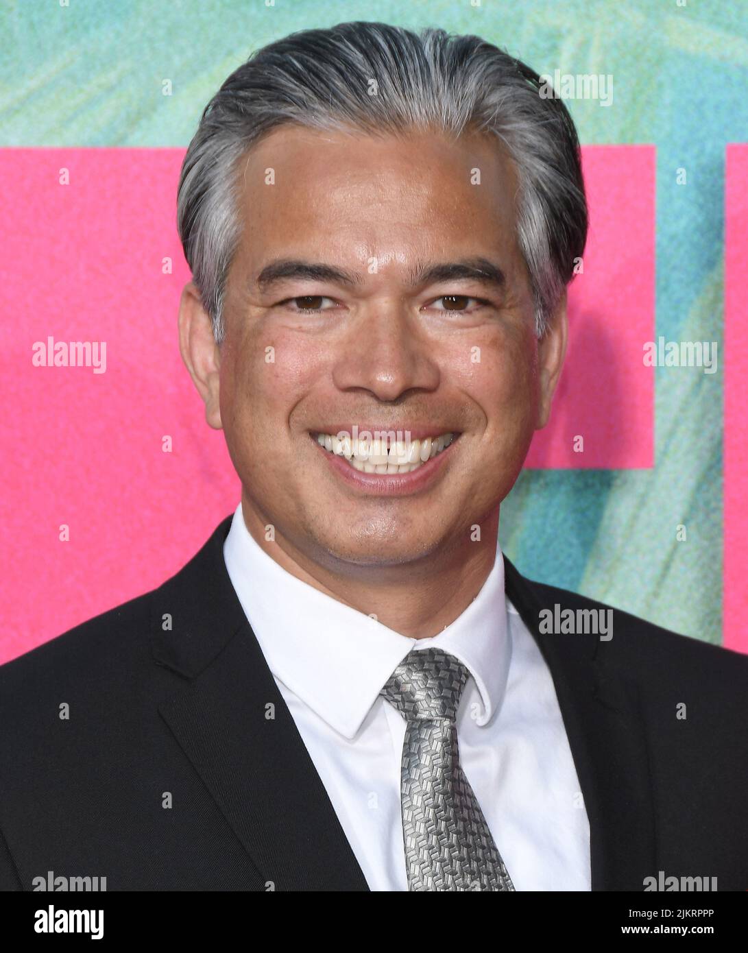 Rob Bonta arrives at the Universal Pictures' EASTER SUNDAY Premiere held at the TCL Chinese Theater in Hollywood, CA on Tuesday, ?August 2, 2022. (Photo By Sthanlee B. Mirador/Sipa USA) Stock Photo