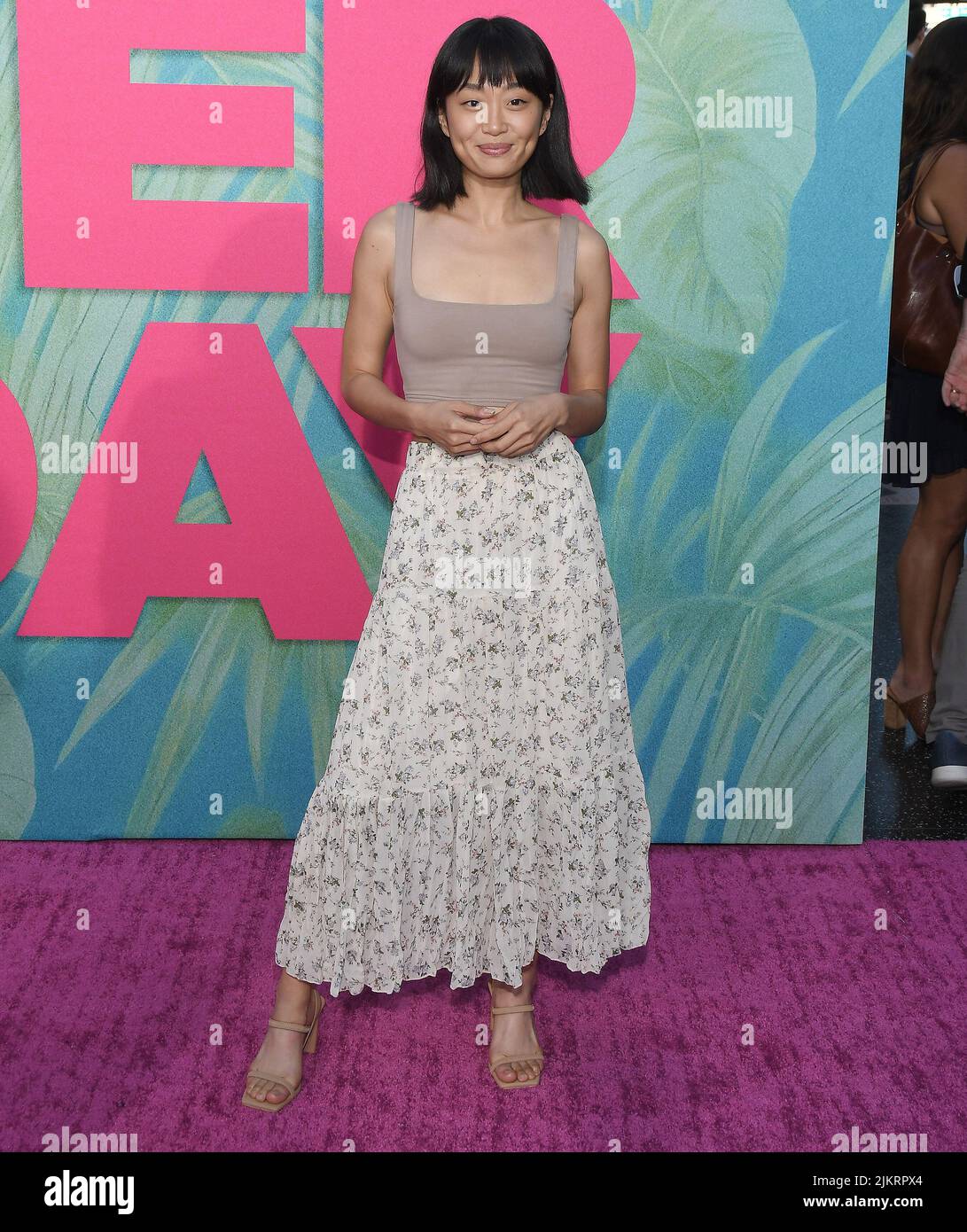 Alice Lee arrives at the Universal Pictures' EASTER SUNDAY Premiere held at the TCL Chinese Theater in Hollywood, CA on Tuesday, ?August 2, 2022. (Photo By Sthanlee B. Mirador/Sipa USA) Stock Photo