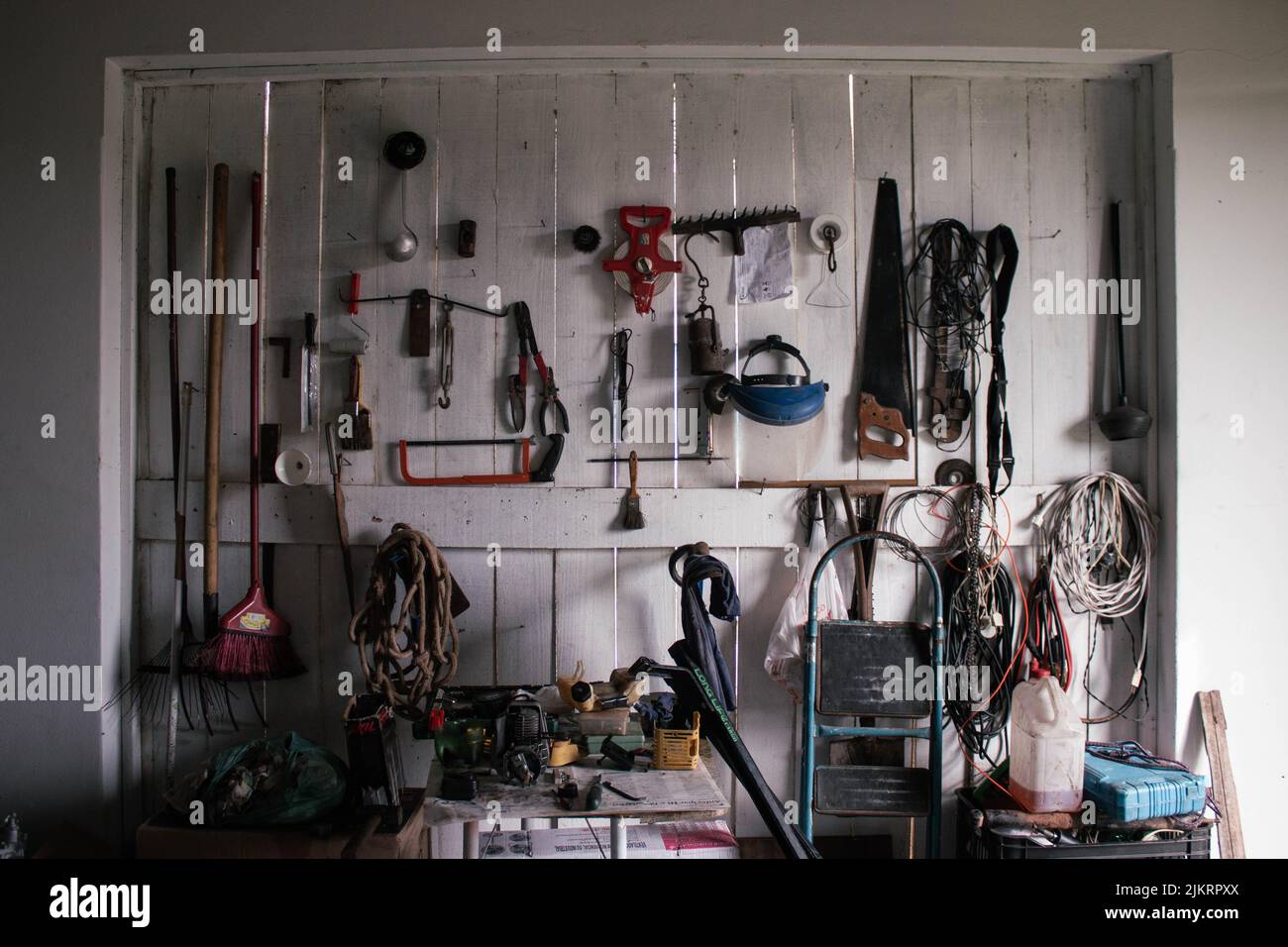 Tool rack hi-res stock photography and images - Alamy
