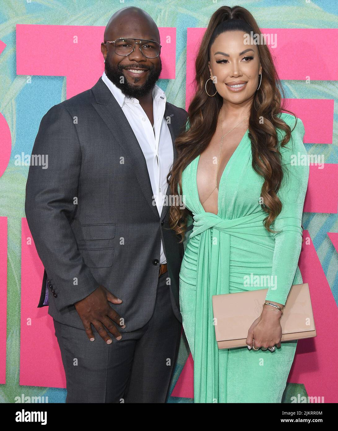 Los Angeles USA 02nd Aug 2022 L R Wanya Morris And Amber Reyes los-angeles-usa-02nd-aug-2022-l-r-wanya-morris-and-amber-reyes