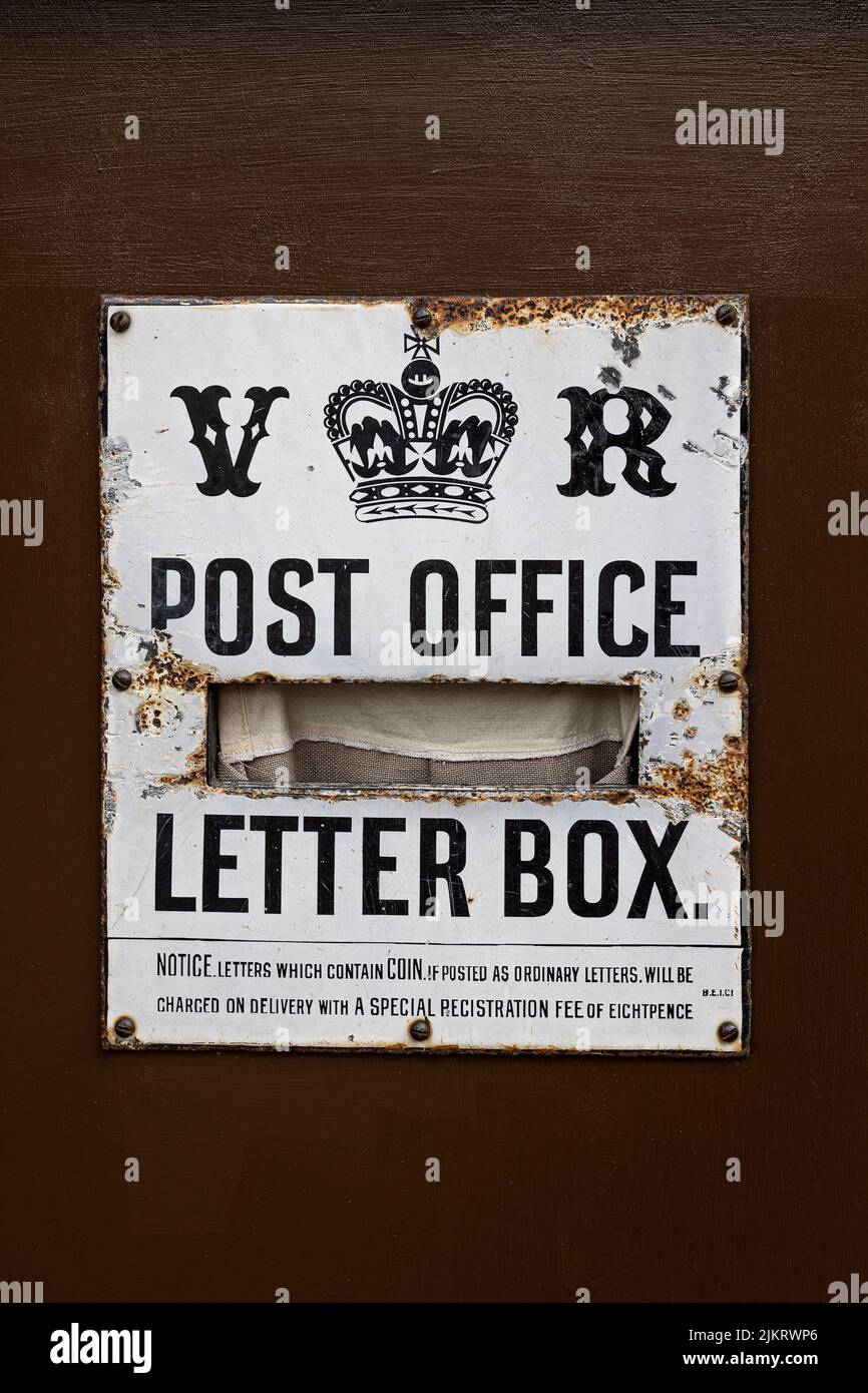 Postbox Victorian Stock Photo