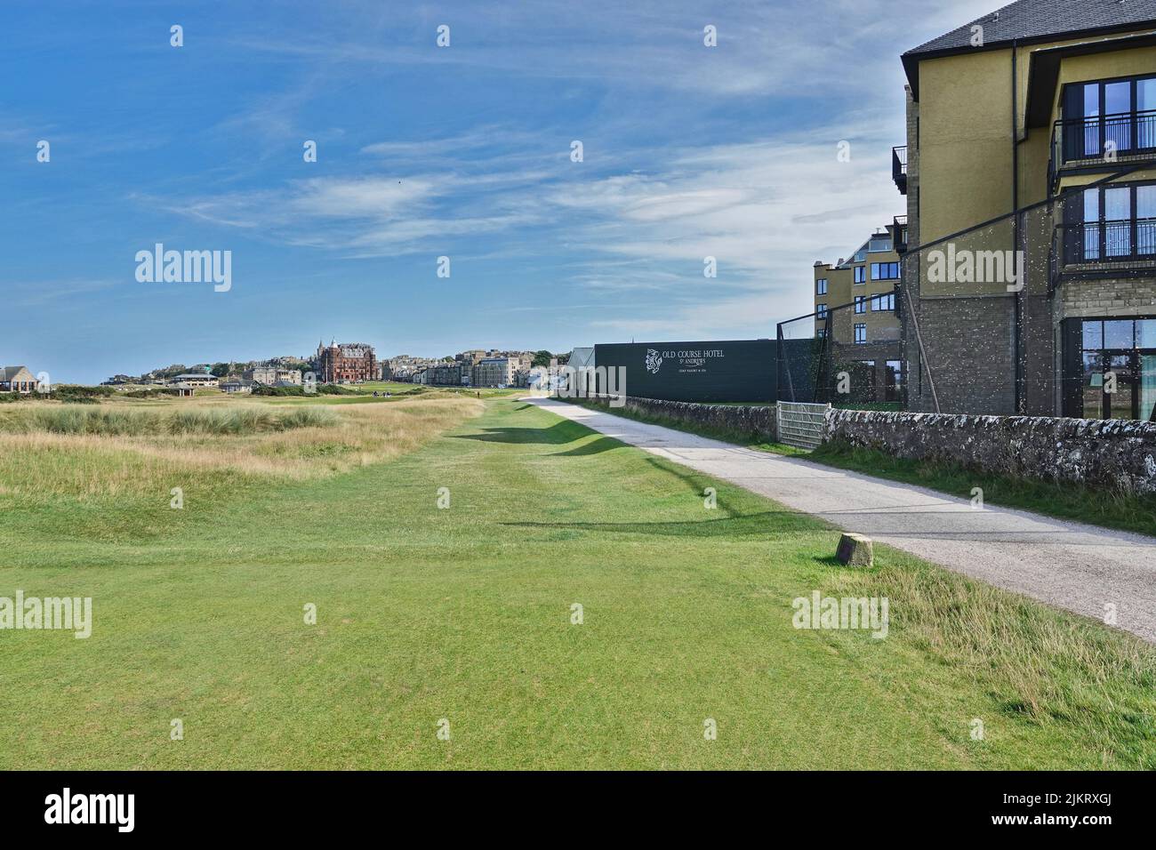 17th tee of the famous ÒRoad HoleÓ at St. Andrews Old Course, Fife