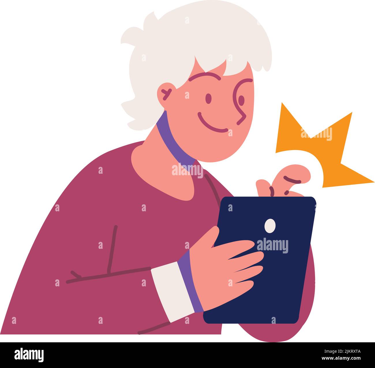 male using mobile Stock Vector Image & Art - Alamy