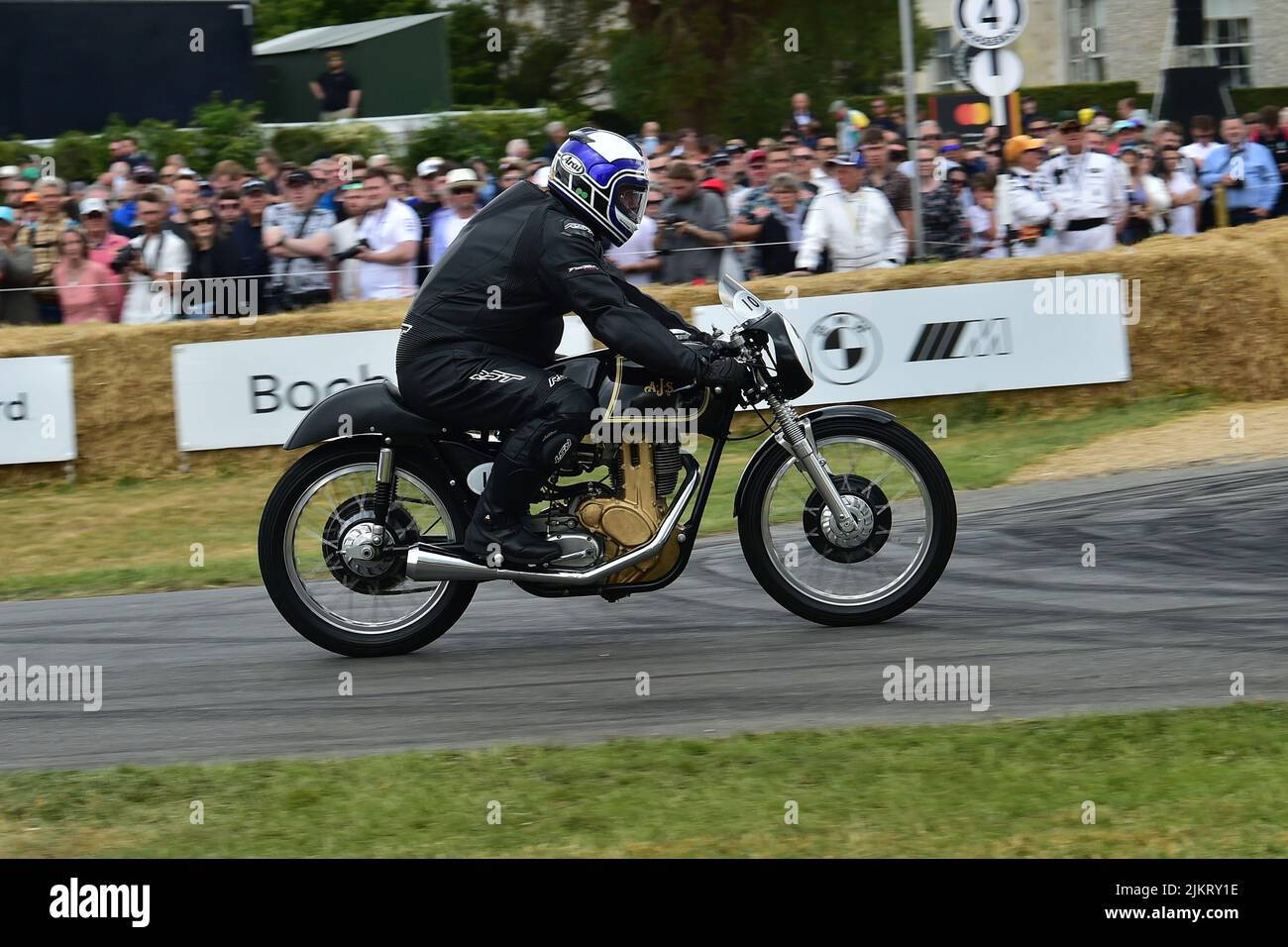 Michael McCosh, AJS 7R, 100 Years of the Ulster Grand Prix, bikes and riders that have featured in this century old event, Goodwood Festival of Speed, Stock Photo