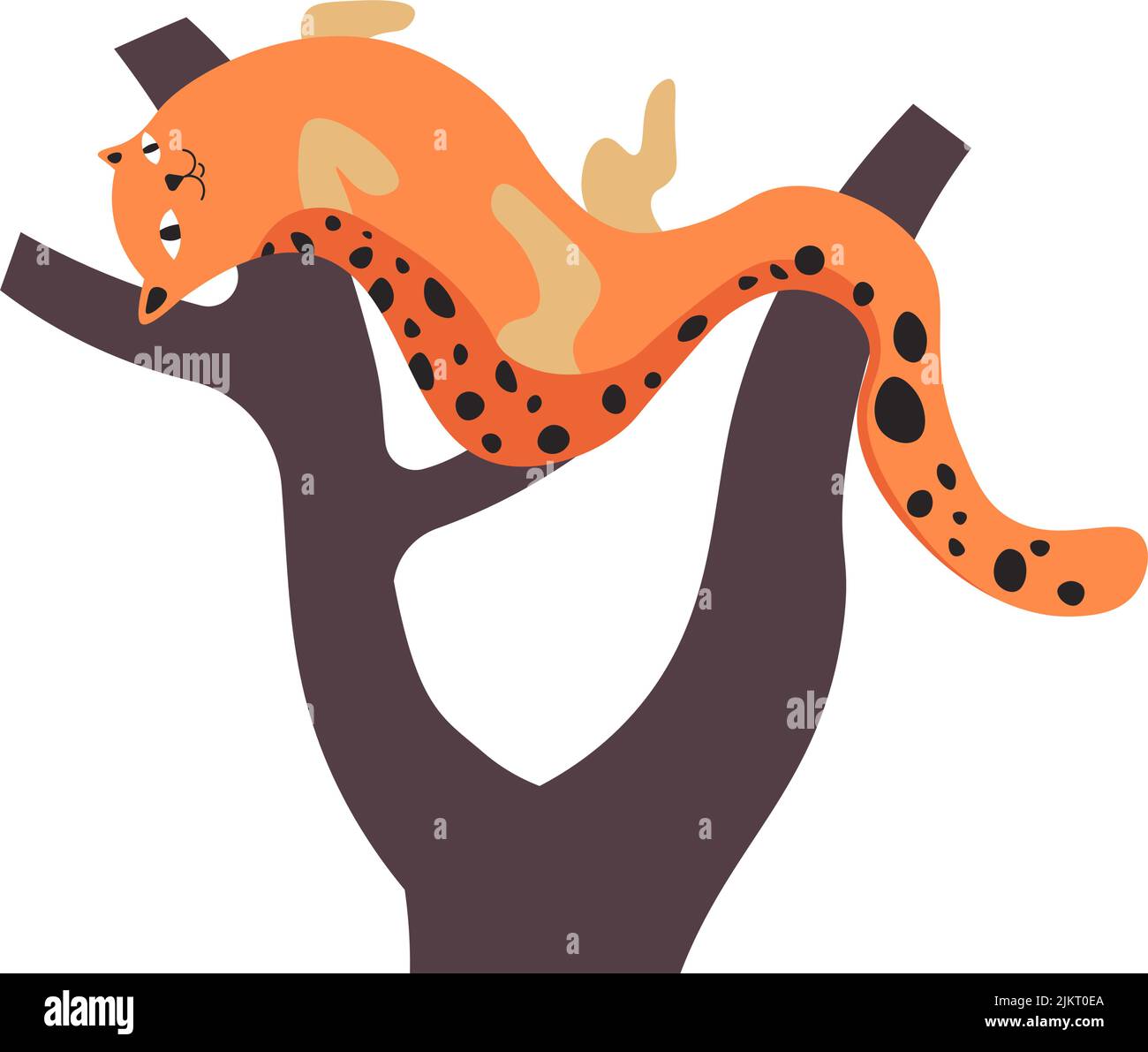 Cheetah habitat Stock Vector Images - Alamy