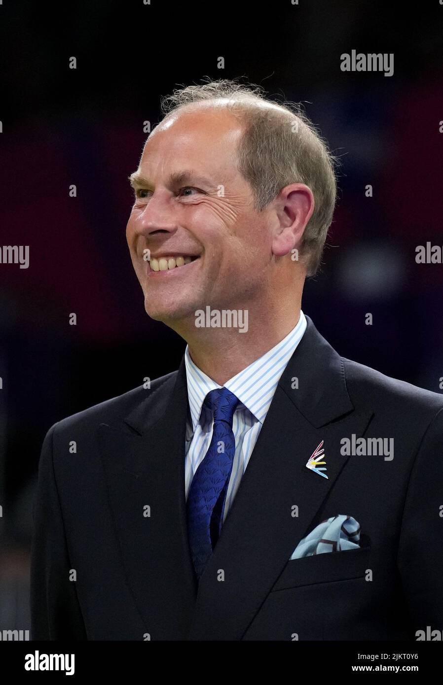 The Earl of Wessex at Sandwell Aquatics Centre on day four of the 2022 Commonwealth Games in Birmingham. Picture date: Monday August 1, 2022. Stock Photo