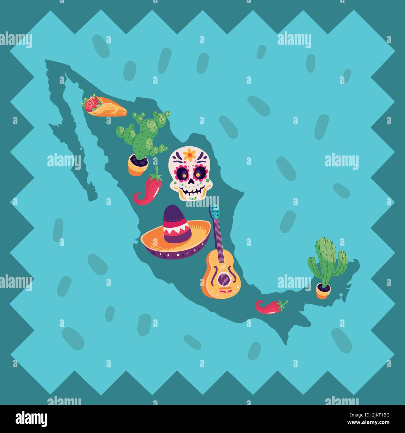 map of mexico Stock Vector Image & Art - Alamy