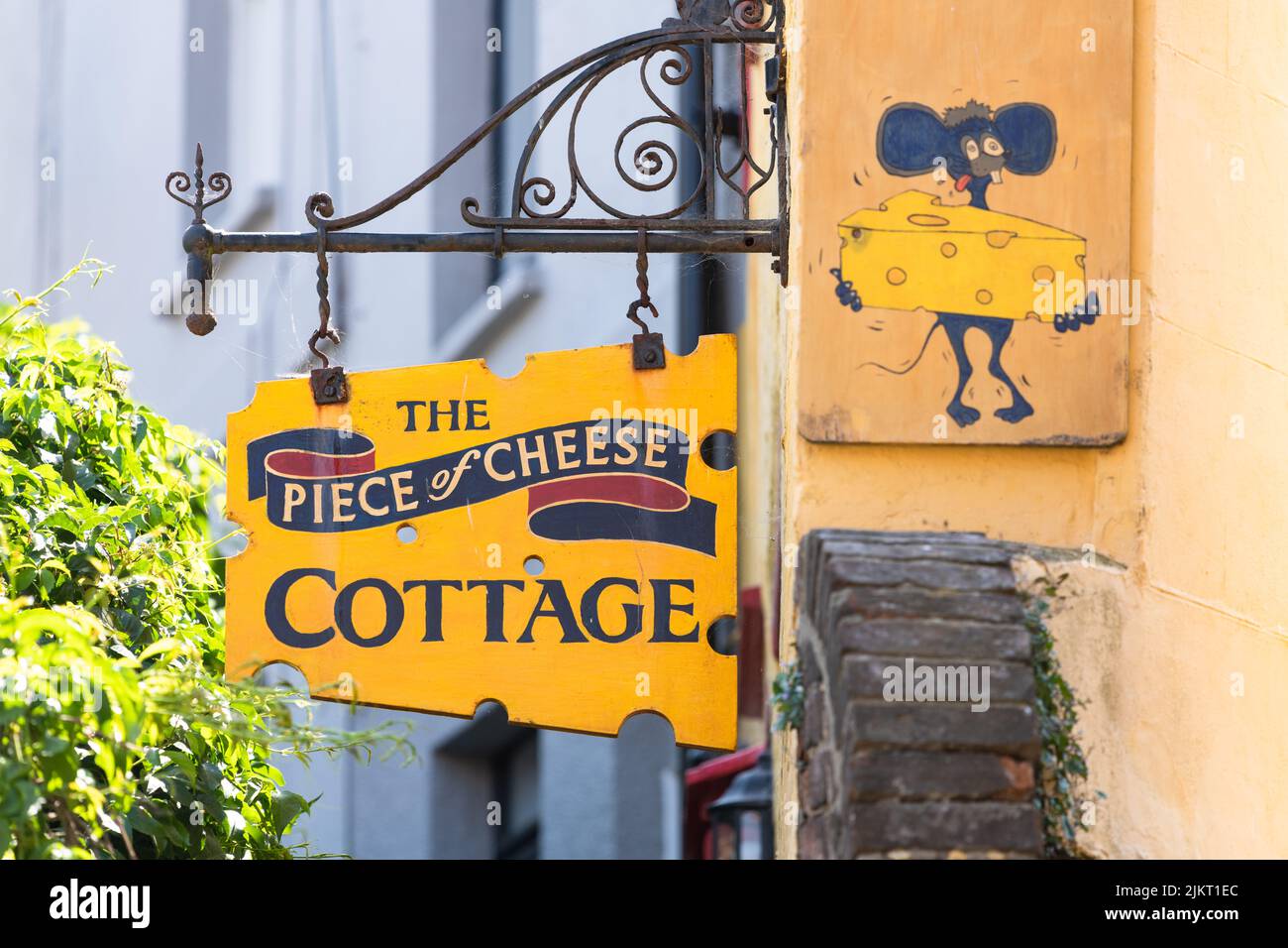 Piece of Cheese Cottage an unusually shaped triangular cottage in Hastings, East Sussex, England, UK Stock Photo